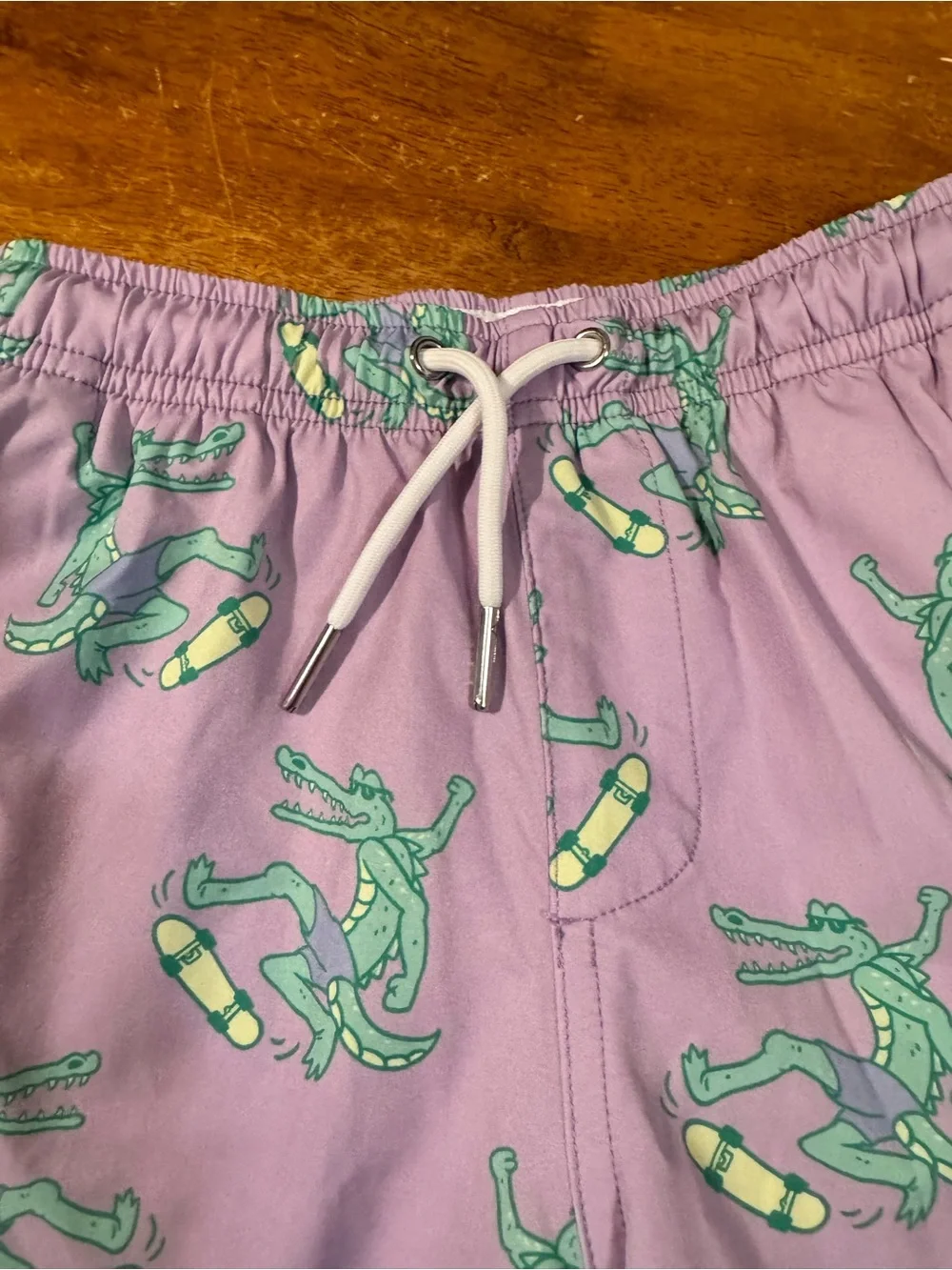 Bermies Boys Croc Ollie Swim Trunks size 8